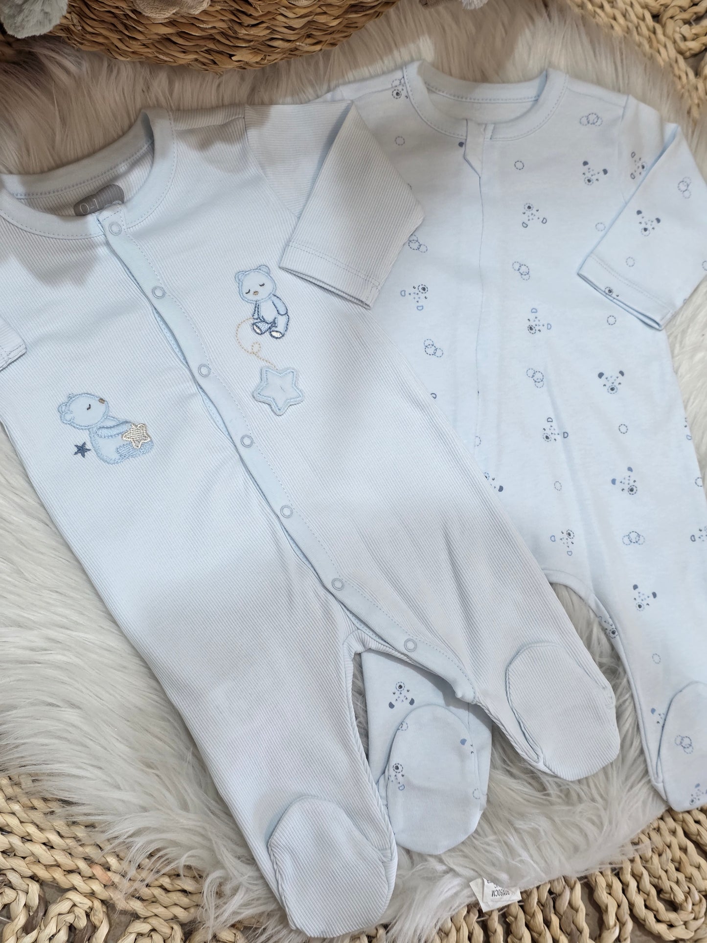 Caramell-Bear Double Set of 2 Overalls