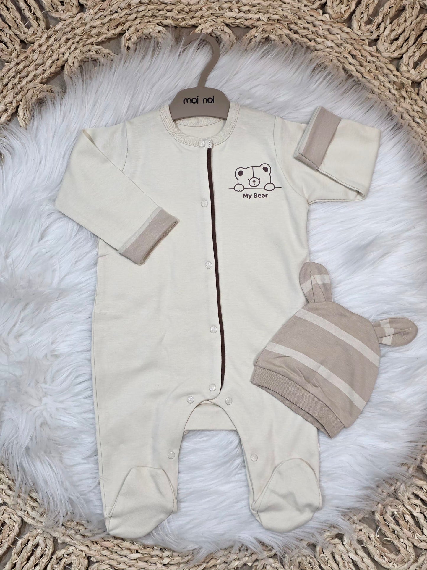 MoiNoi-2 Pcs Bear Overall