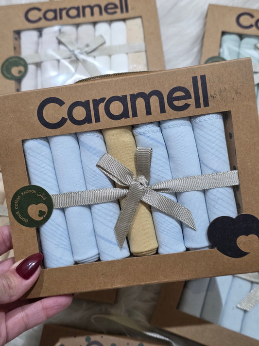 Caramell-Cotton Washcloths Pack of 7