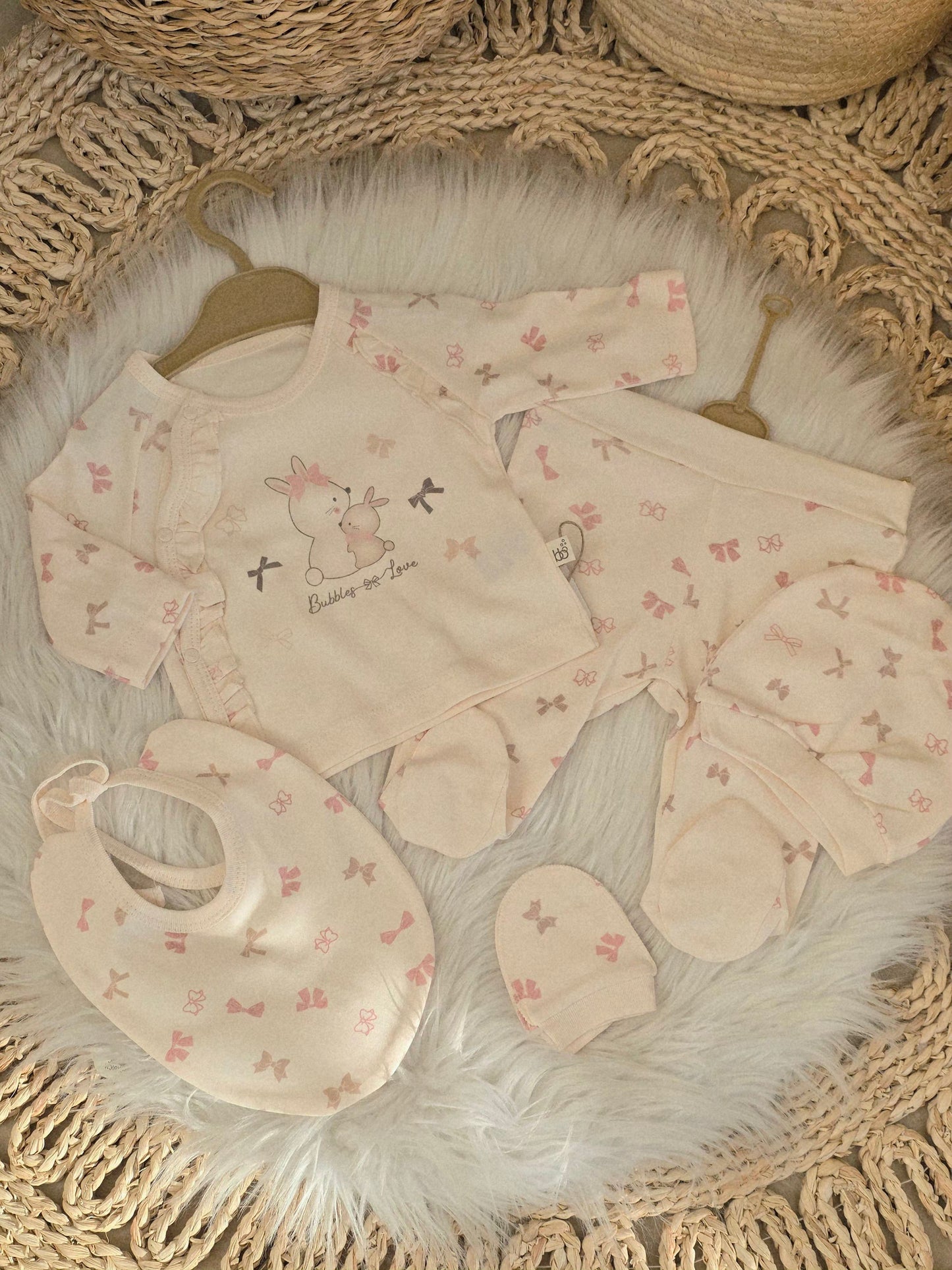 Bubbles-Newborn Cotton Set of 5pcs