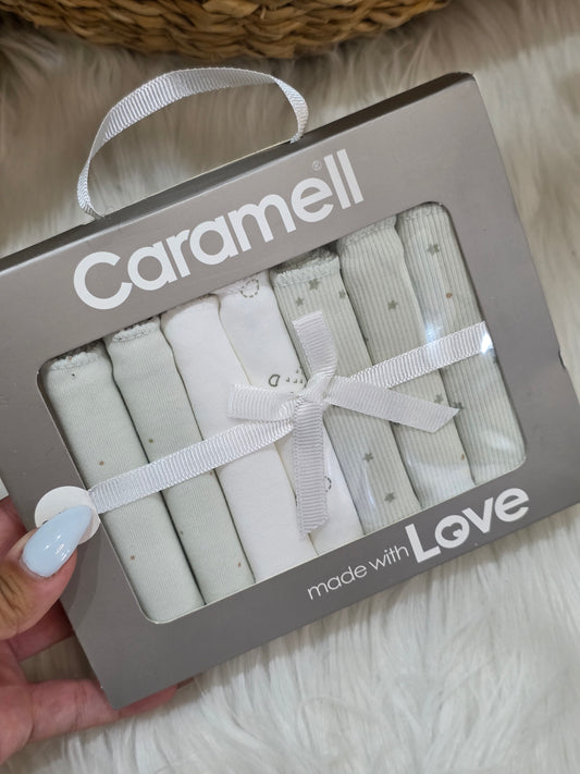 Caramell-Washcloths Box of 7 Pcs