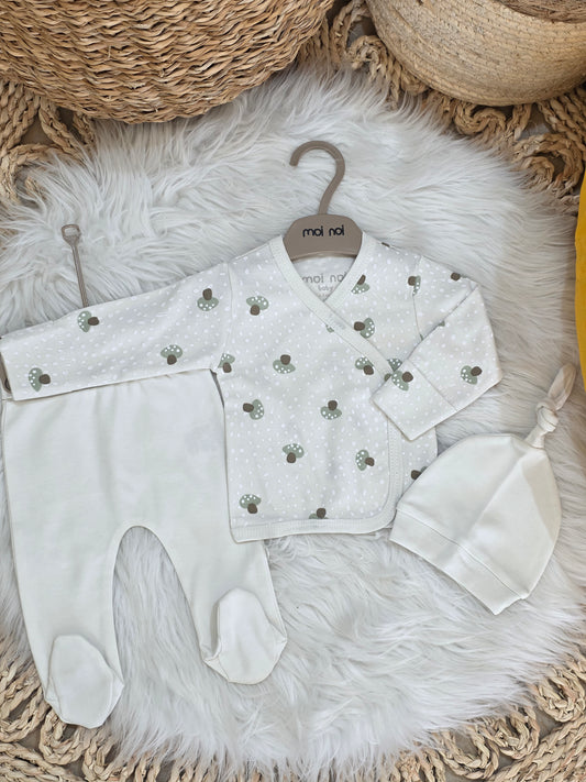 MoiNoi-Mushroom Cotton Set of 3 Pcs