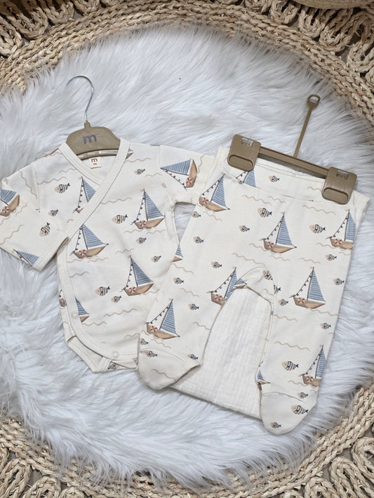 Minisse-Sail Set of 3pcs with Blanket