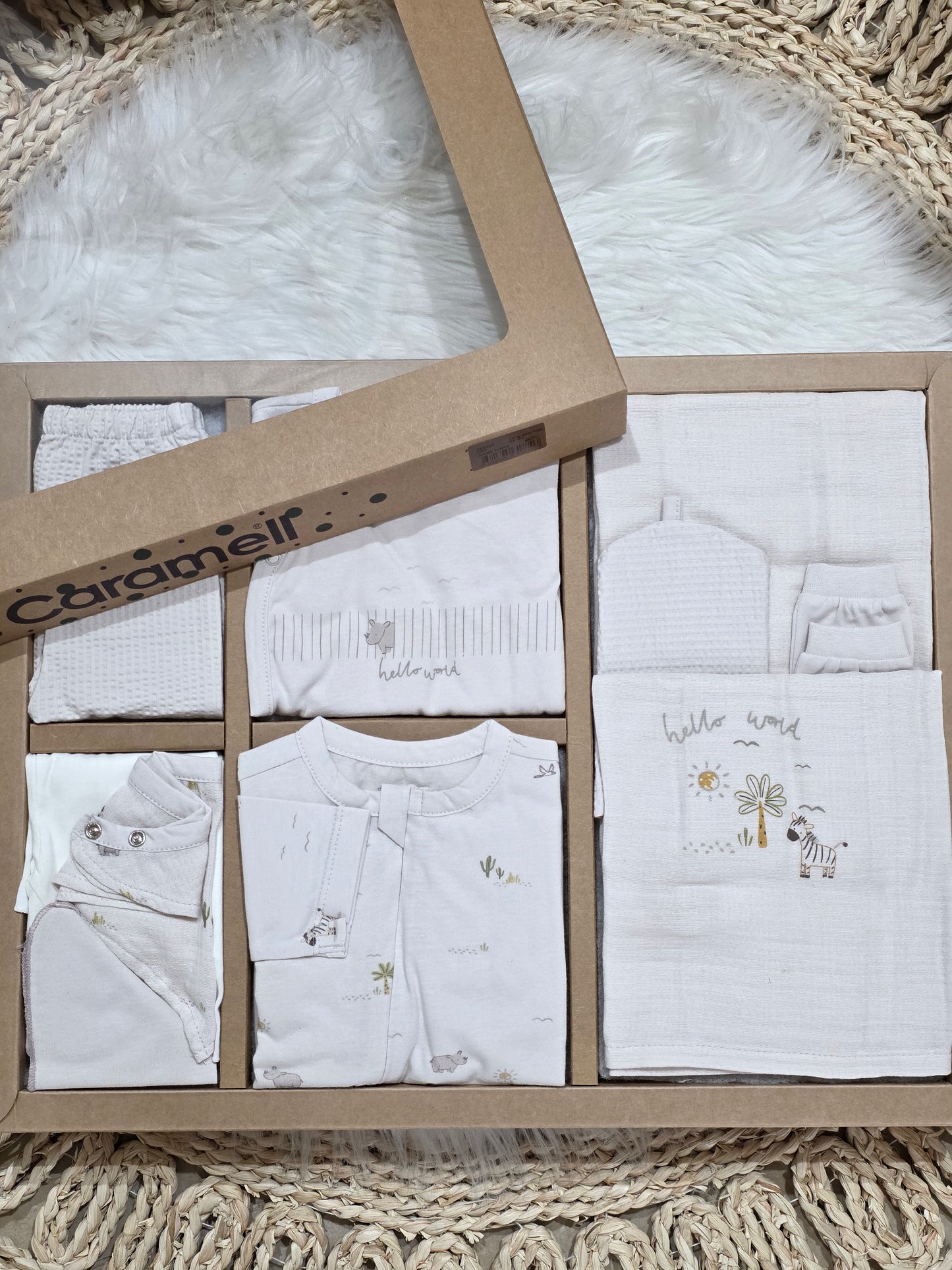 Caramell-Newborn Cotton Jungle Set of 10 Pcs