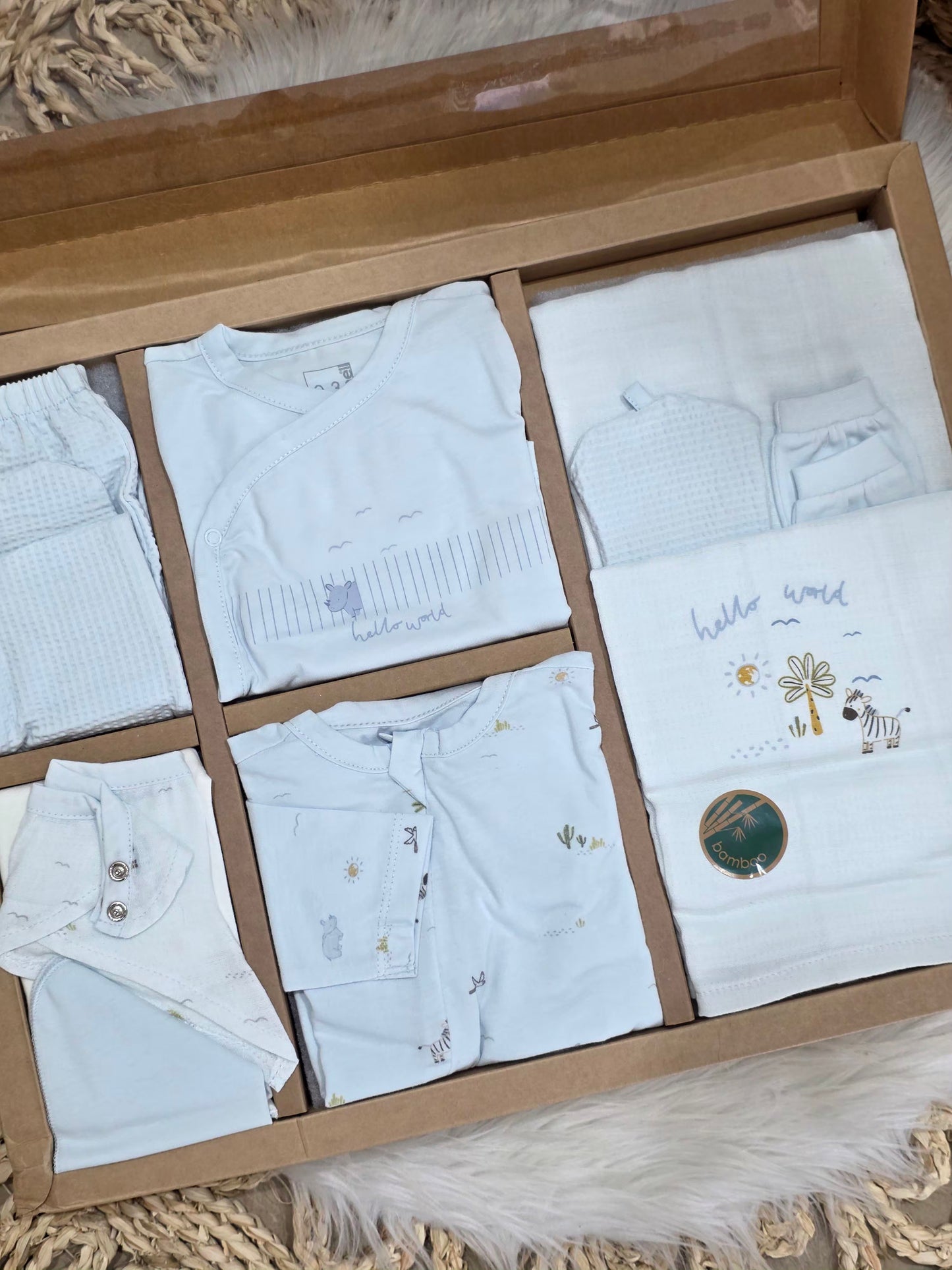 Caramell-Newborn Cotton Jungle Set of 10 Pcs